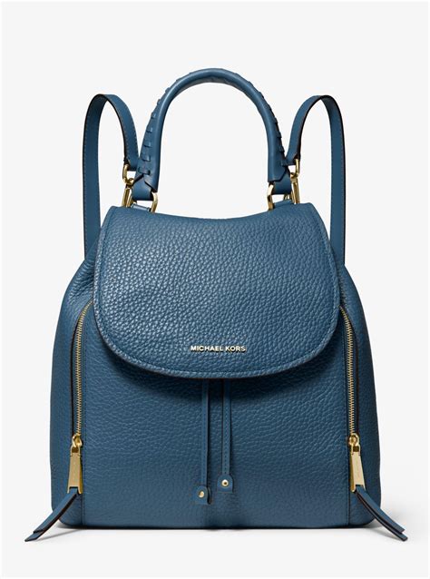 michael kors viv large leather backpack|Michael Kors outlet backpacks.